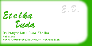 etelka duda business card